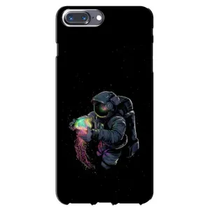 Силиконовый Чехол с принтом "Космонавты" на iPhone 7 Plus (В руках земля)