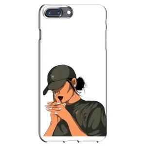 Силиконовый Чехол на iPhone 7 Plus с картинкой Стильных Девушек (В зеленом)