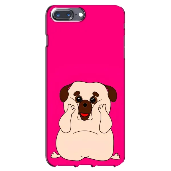 Чехол с рисунком «Веселый Мопсик» для iPhone 7 Plus Чехол с рисунком «Веселый Мопсик» для iPhone 7 Plus