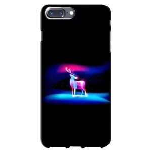 Силиконовый бампер с картинкой животных для iPhone 7 Plus (Яркий олень)