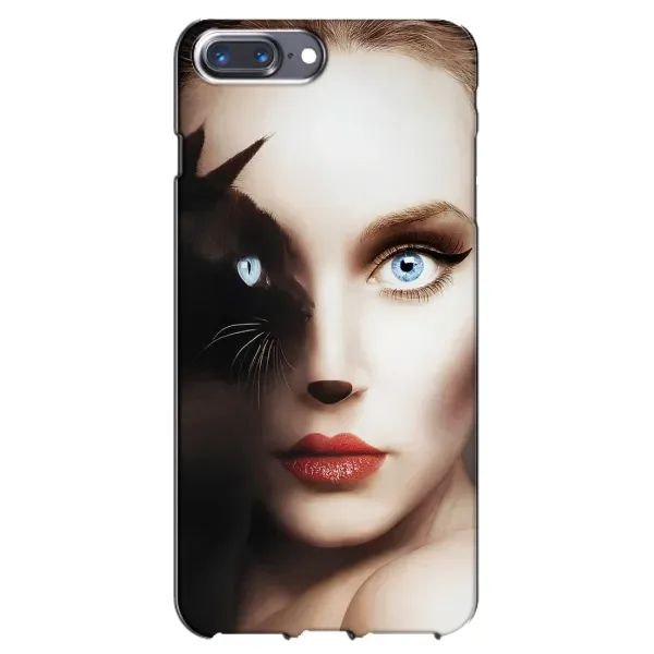 Чехол с рисунком «Женщина кошка» для iPhone 7 Plus Чехол с рисунком «Женщина кошка» для iPhone 7 Plus