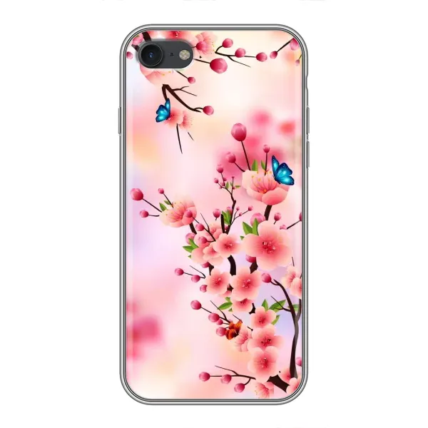 Чехол с рисунком «Бабочки на сакуре» для iPhone 7 Чехол с рисунком «Бабочки на сакуре» для iPhone 7