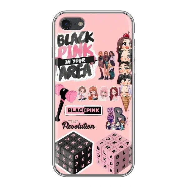 Чехол с рисунком «BLACK PINK коллаж» для iPhone 7 Чехол с рисунком «BLACK PINK коллаж» для iPhone 7