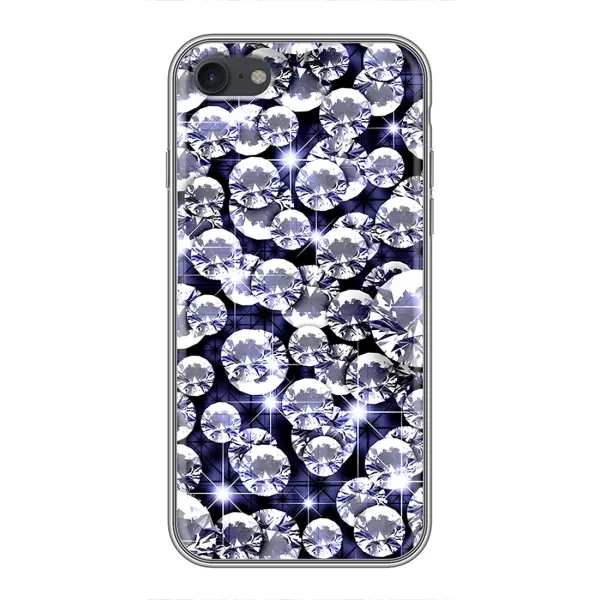 Чехол с рисунком «Бриллианты» для iPhone 7