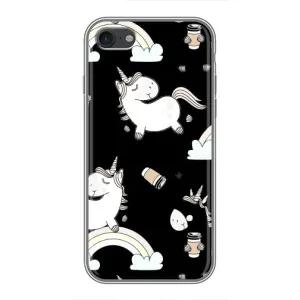 Чохол Unicorn на iPhone 7 (Єдинорог з кавою)