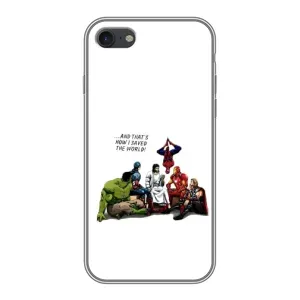 Чехлы для iPhone 7 (Для Христиан) (Иисус супергерой)