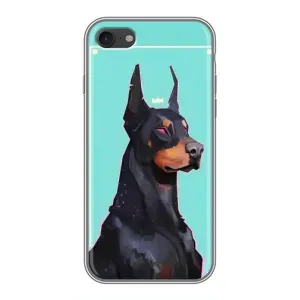 Чехол ДОБЕРМАН для iPhone 7 (Король доберман)