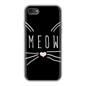 Бампер с изображением Котиков для Айфон 7 (КОТИК MEOW)
