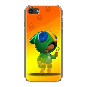 Чохол Бравл Старс для iPhone 7 (LEON в кофті)