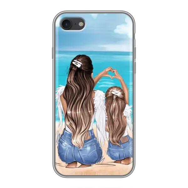 Чехол с рисунком «Мама и дочь» для iPhone 7 Чехол с рисунком «Мама и дочь» для iPhone 7
