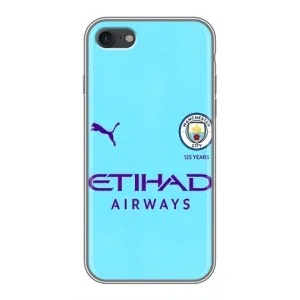 Силиконовые Чехлы принт Футбол на iPhone 7 (Man City)