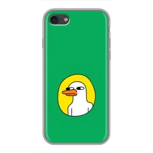 Бампер с принтом Мемы для iPhone 7 (Мем Утка)