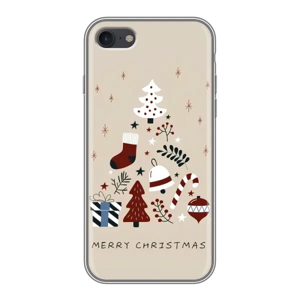Чехол с рисунком «Merry Christmas» для iPhone 7 Чехол с рисунком «Merry Christmas» для iPhone 7