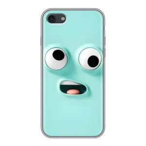 Силиконовые Чехлы (смешные стикеры) для iPhone 7 (Забавное мятное лицо)