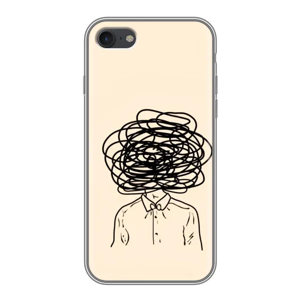 Чехол с рисунком «Мысли» для iPhone 7