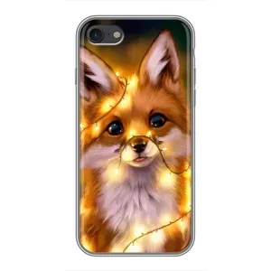 Чехол с Лисичкой для iPhone 7 (Новогодний лисенок)