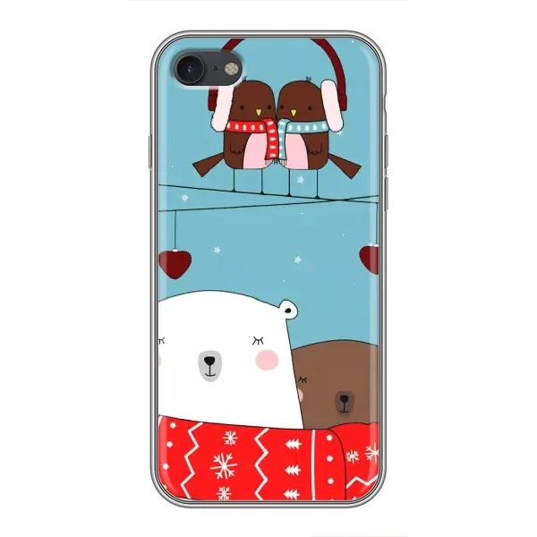 Чехол с рисунком «Новогодний медвеженок» для iPhone 7 Чехол с рисунком «Новогодний медвеженок» для iPhone 7