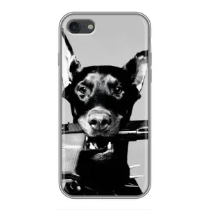 Чехол ДОБЕРМАН для iPhone 7 (Опасный доберман)