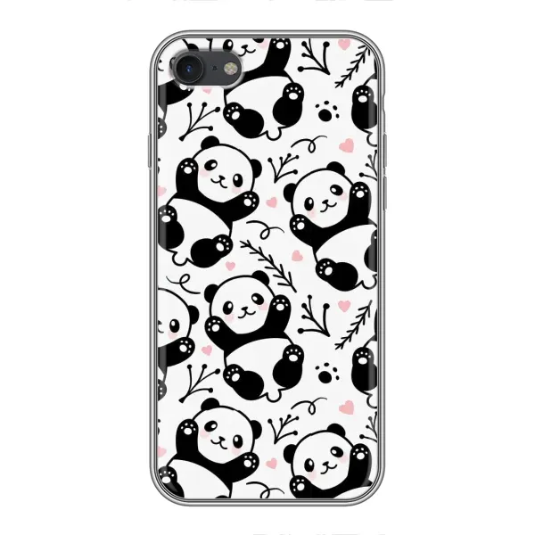 Чехол с рисунком «Пандочки» для iPhone 7 Чехол с рисунком «Пандочки» для iPhone 7