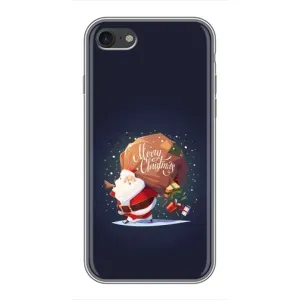 Чехол Санта Клаус для iPhone 7 (Подарки от Санты)