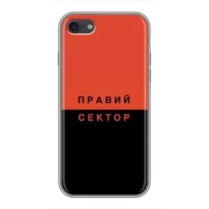 Чехлы УПА (Красно-Чёрный) на iPhone 7 (Правый Серктор)