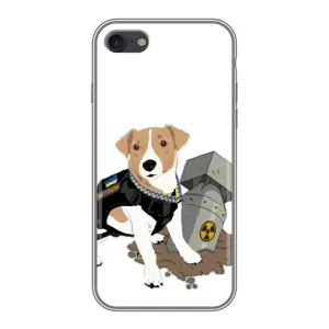 Чехол с принтом Собаки Патрон для iPhone 7 (Пёс Патрон с ракетой)