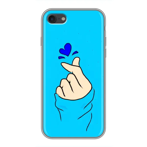 Чехол с рисунком «Сердце на синем» для iPhone 7 Чехол с рисунком «Сердце на синем» для iPhone 7