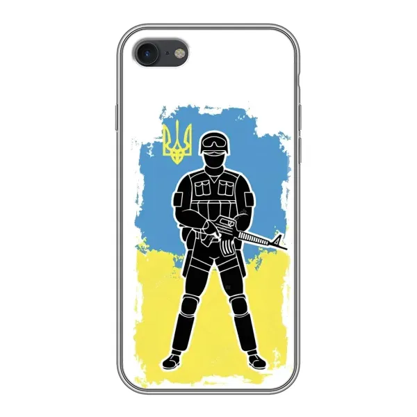 Чехол с рисунком «Солдат Украины» для iPhone 7 Чехол с рисунком «Солдат Украины» для iPhone 7