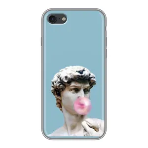 Бампер с принтом Мемы для iPhone 7 (Статуя Давида)