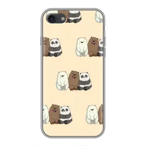 Чехлы с изображением разных животных для iPhone 7 (Три медведя)