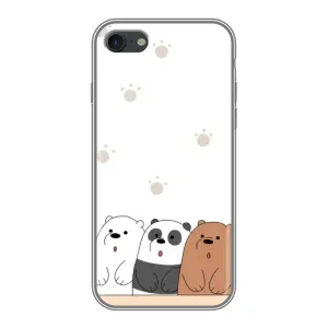 Чехлы с изображением разных животных для iPhone 7 (Удивленные медвеженки)