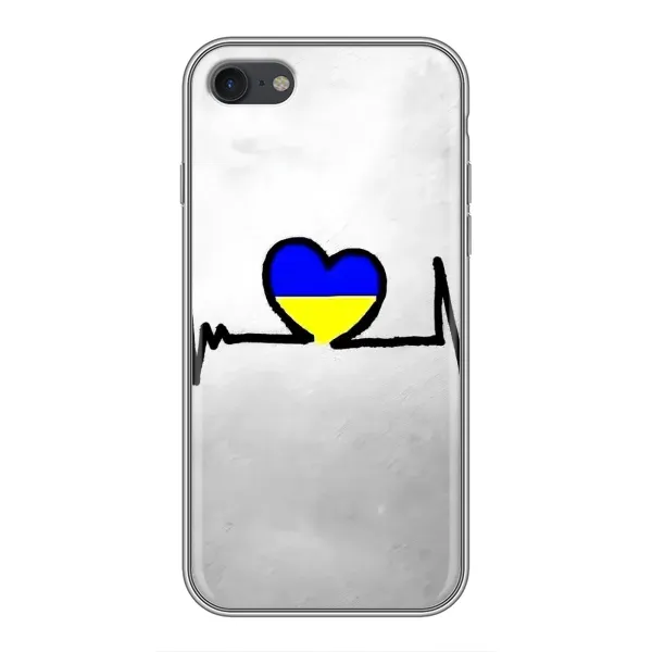 Чехол с рисунком «Украинская кардиограмма» для iPhone 7