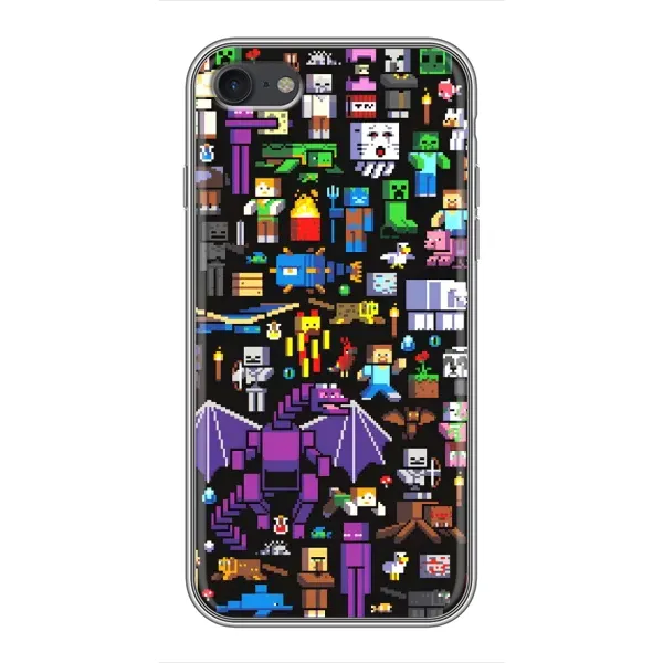 Чехол с рисунком «Все персонажи» для iPhone 7
