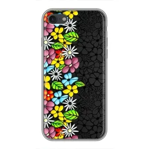 Чехол с Цветами для iPhone 7 (Яркие цветы)