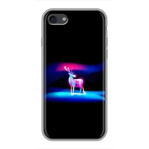 Силиконовый бампер с картинкой животных для iPhone 7 (Яркий олень)
