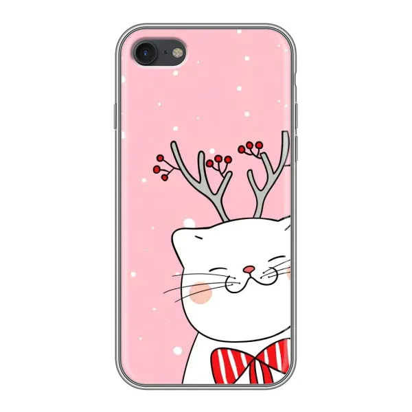 Чехол с рисунком «Зимний кот» для iPhone 7 Чехол с рисунком «Зимний кот» для iPhone 7