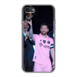 Чехлы Лео Месси в Майами на iPhone 7 (Золотой мяч Месси)