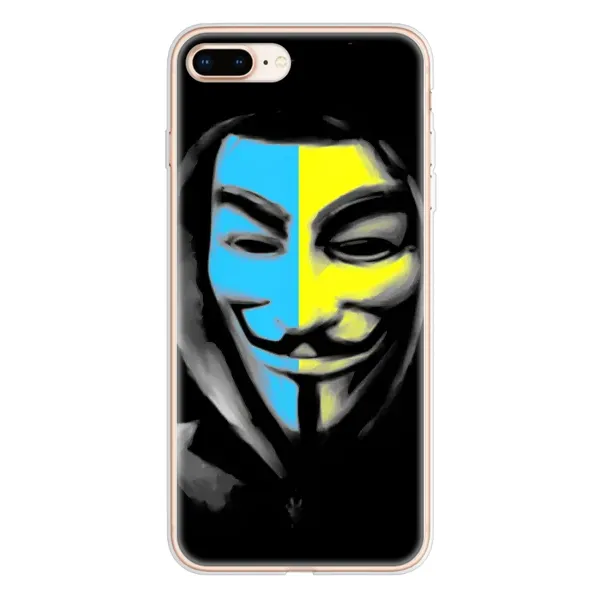 Чехол с рисунком «Анонимус патриот» для iPhone 8 Plus Чехол с рисунком «Анонимус патриот» для iPhone 8 Plus