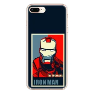 Чехол Супергерой Железный человек на iPhone 8 Plus (Art Iron man)