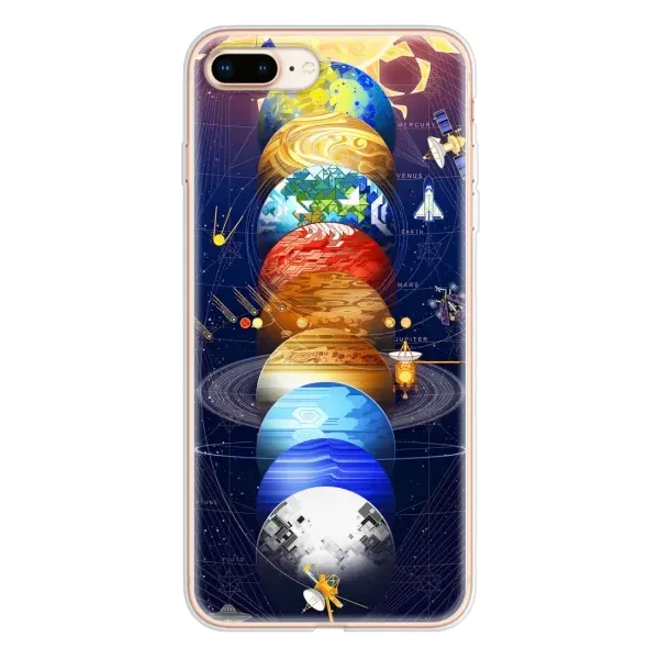 Чохол з малюнком «Арт планети» для iPhone 8 Plus Чохол з малюнком «Арт планети» для iPhone 8 Plus