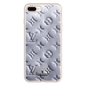 Текстурний Чохол Louis Vuitton для Айфон 8 Плюс (Білий ЛВ)