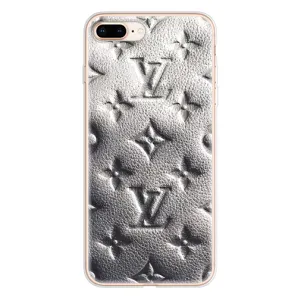 Текстурний Чохол Louis Vuitton для Айфон 8 Плюс (Бежевий ЛВ)