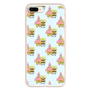 Чехлы с Патриком на iPhone 8 Plus (Боб и Патрик)
