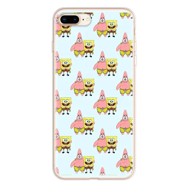 Чехол с рисунком «Боб и Патрик» для iPhone 8 Plus Чехол с рисунком «Боб и Патрик» для iPhone 8 Plus