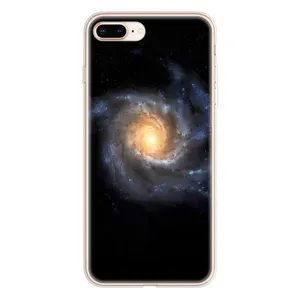 Чохли КОСМОС на iPhone 8 Plus (Чорна дира)