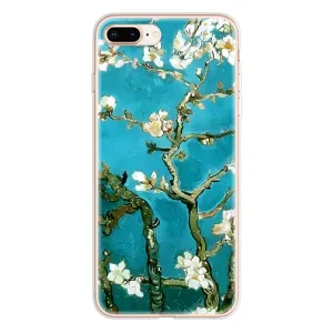 Чехол с принтом САКУРЫ на iPhone 8 Plus (Цветение Сакуры)