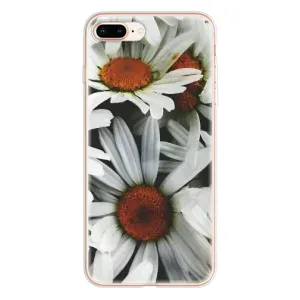 Чехол с ромашками на iPhone 8 Plus (Цветы Ромашки)