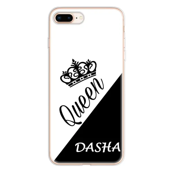 Чехол с рисунком «DASHA» для iPhone 8 Plus