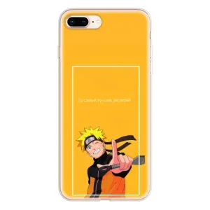 Чехлы с принтом Наруто на iPhone 8 Plus (Даттебаё)