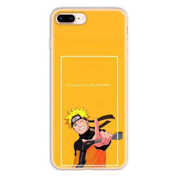 Чехол с рисунком «Даттебаё» для iPhone 8 Plus Чехол с рисунком «Даттебаё» для iPhone 8 Plus